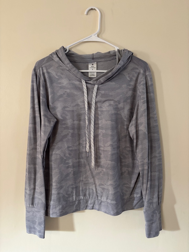 Favorite Brand Soft Pullover In Light Grey Camo